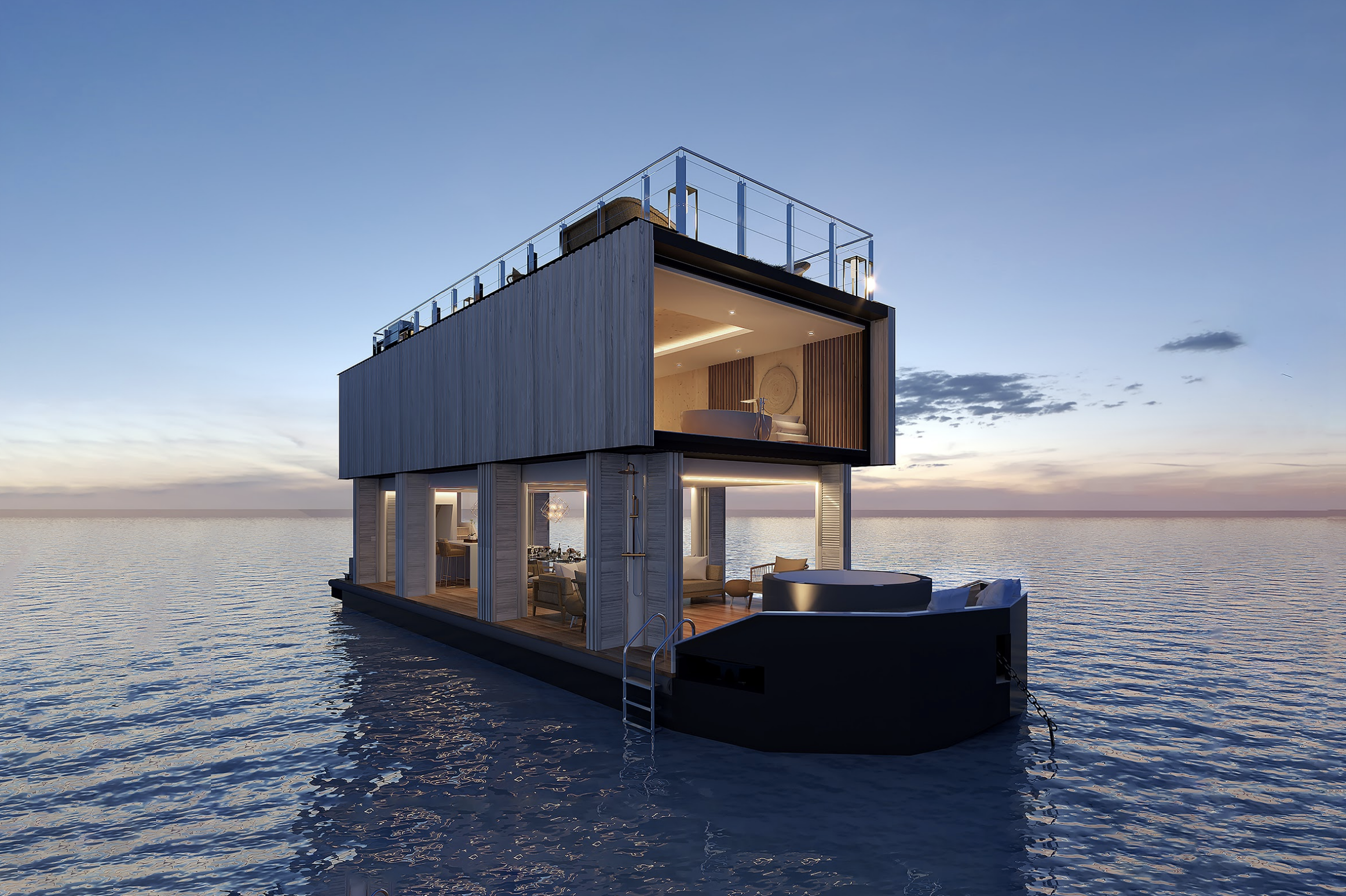 Floating Homes Rising Sea