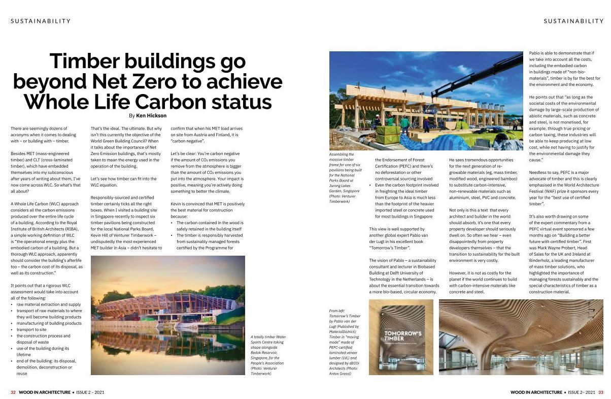 Timber Buildings go beyond Net Zero